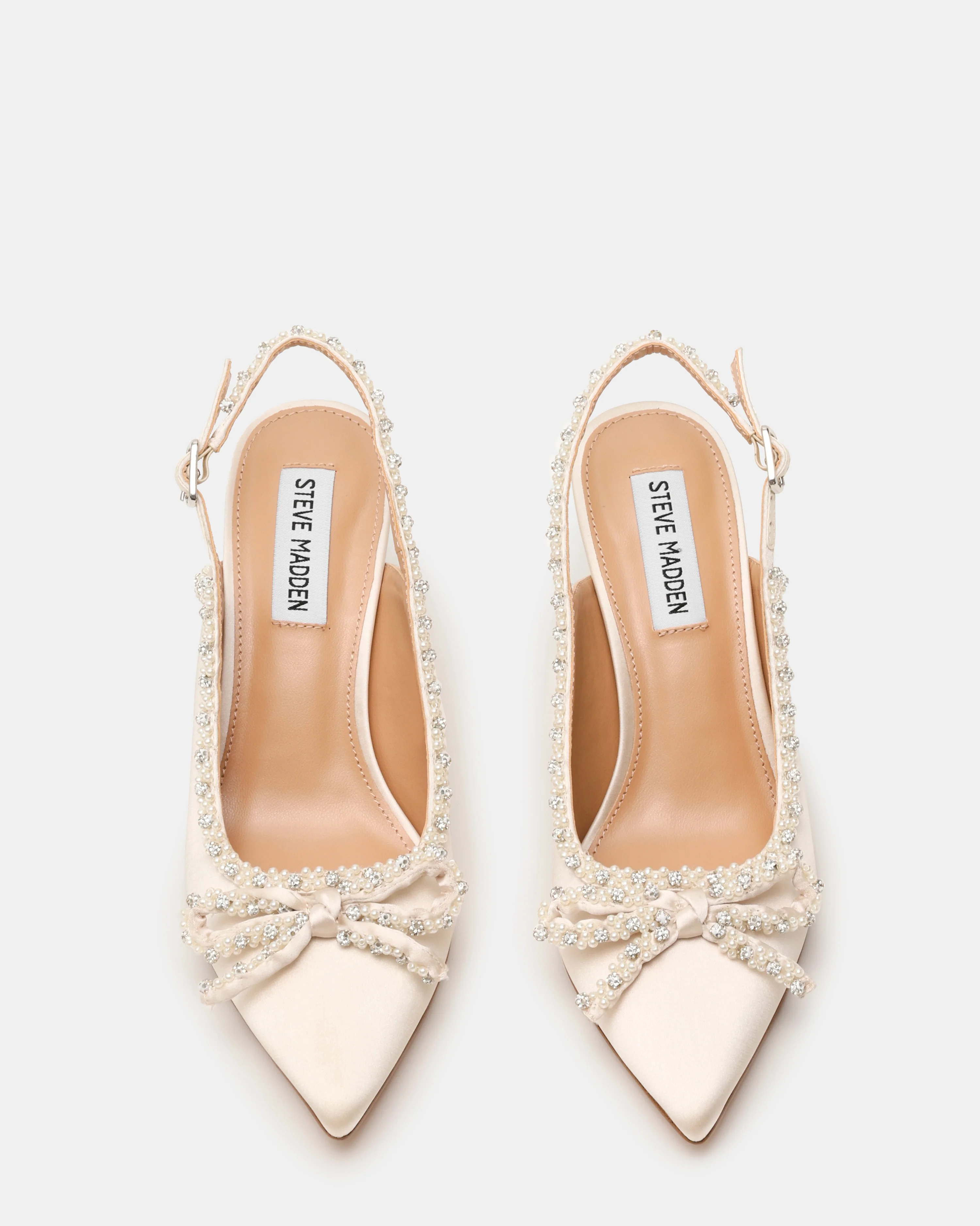 Florissa Slingback Avorio Satin - Image 4